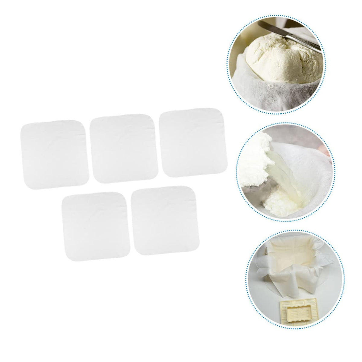 5 Piece Cotton Gauze Filter Cloth M946265