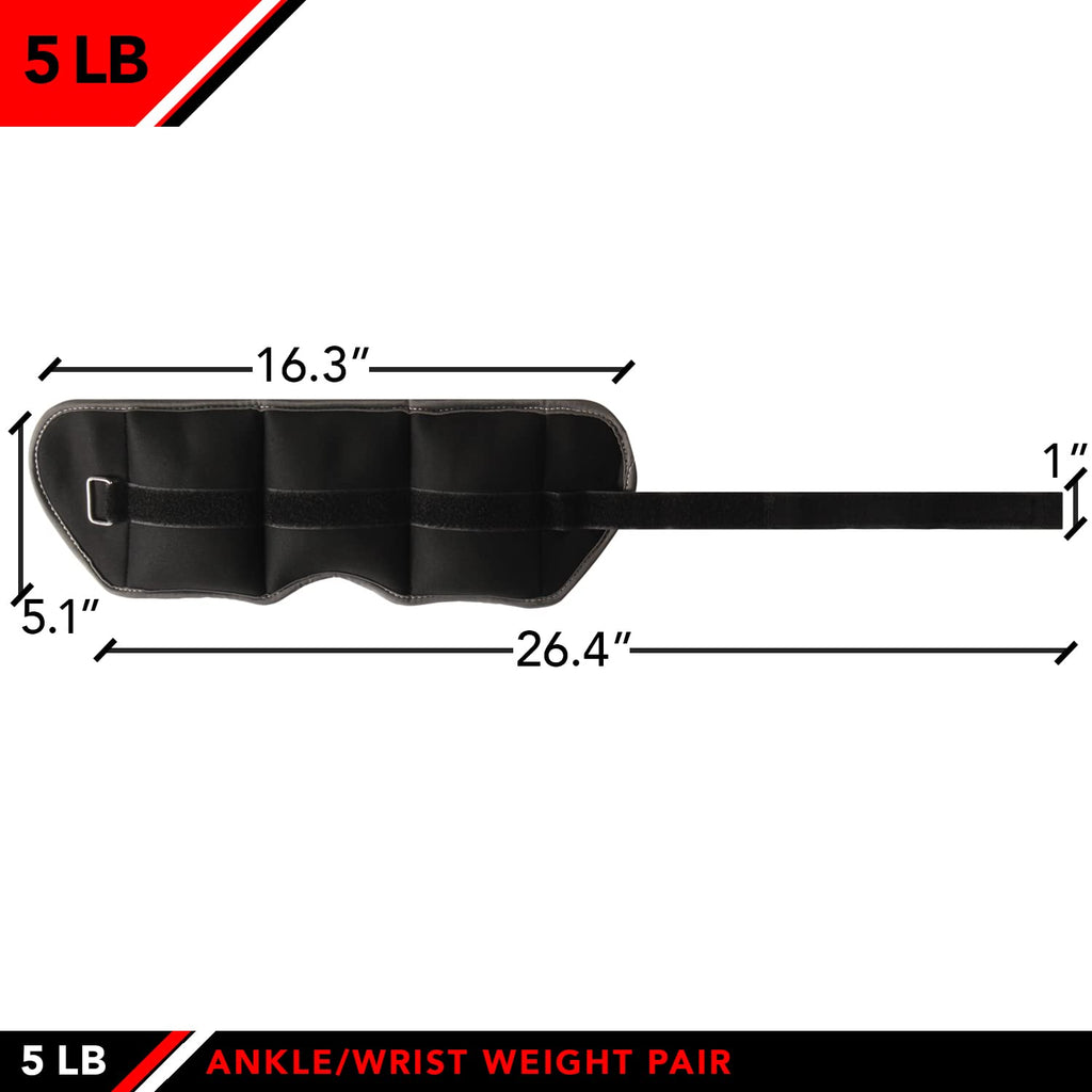Ankle Weights Pair Set of 2 Adjustable Straps N40431