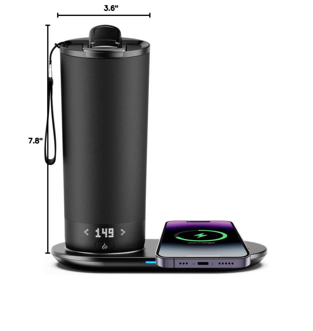 20 Oz Temperature Control Heated Travel Mug J415400