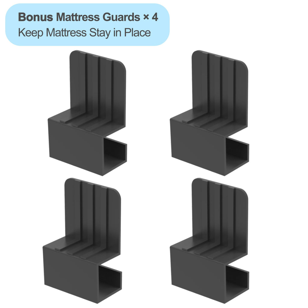 10 Inch Queen Metal Bed Frame with Headboard Y790870