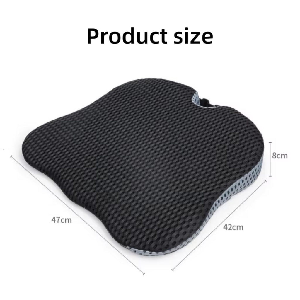 Black Memory Foam Car Seat Booster Cushion Y2720