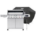 6+1 Burner Propane Gas Grill with Cover and Rotisserie Kit J39902