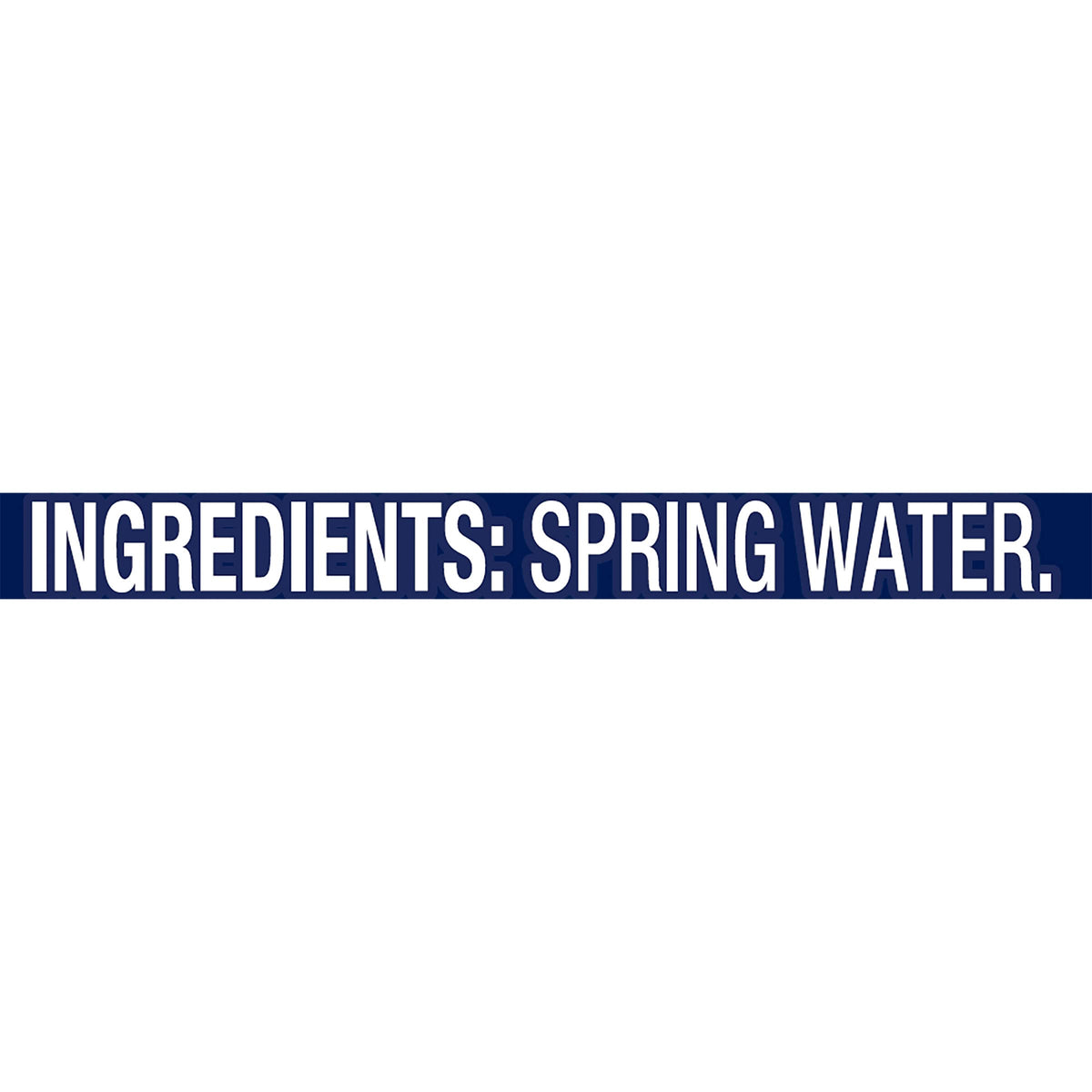 100% Natural Spring Water 16.9 fl oz 24 Pack Q189571