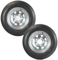 2-Pack Trailer Tire Rim Assembly 5.30-12 12 Inch Galvanized LRC D891