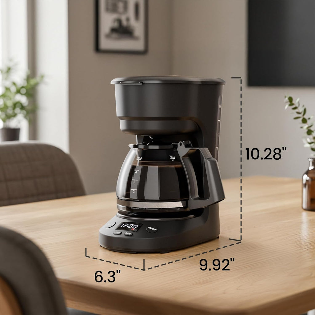 5 Cup Drip Coffee Maker with Timer K6411