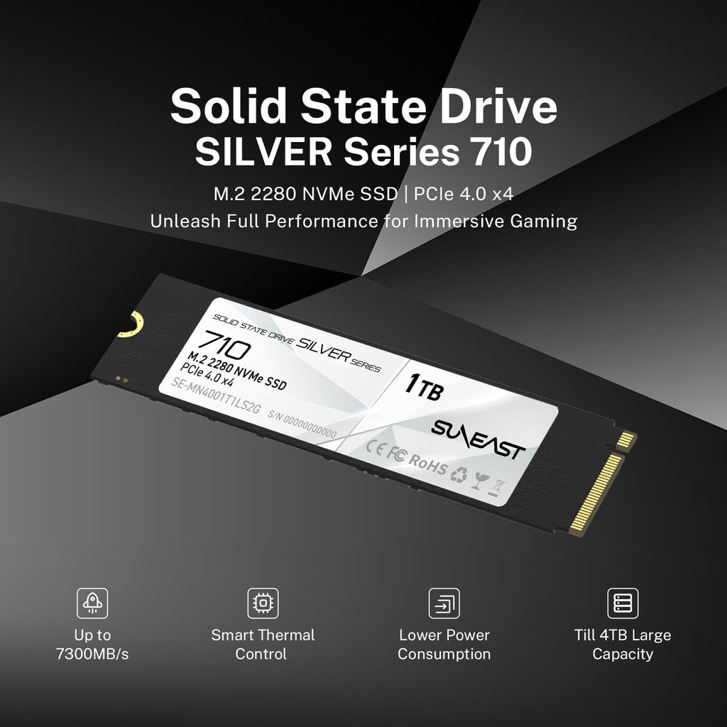 1TB M.2 2280 PCIe4.0 NVMe Internal SSD V687482