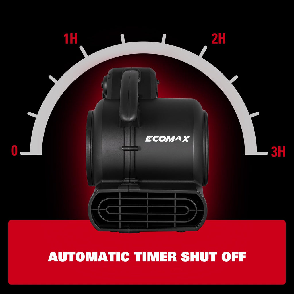 Air Mover Blower Fan 950 CFM with Timer R593
