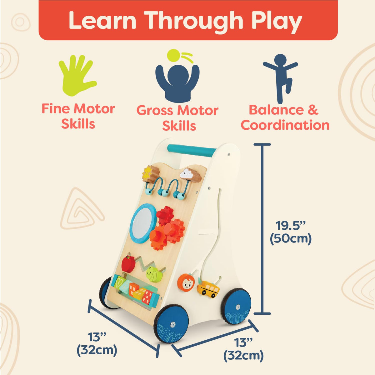 Wooden Activity Walker G58763
