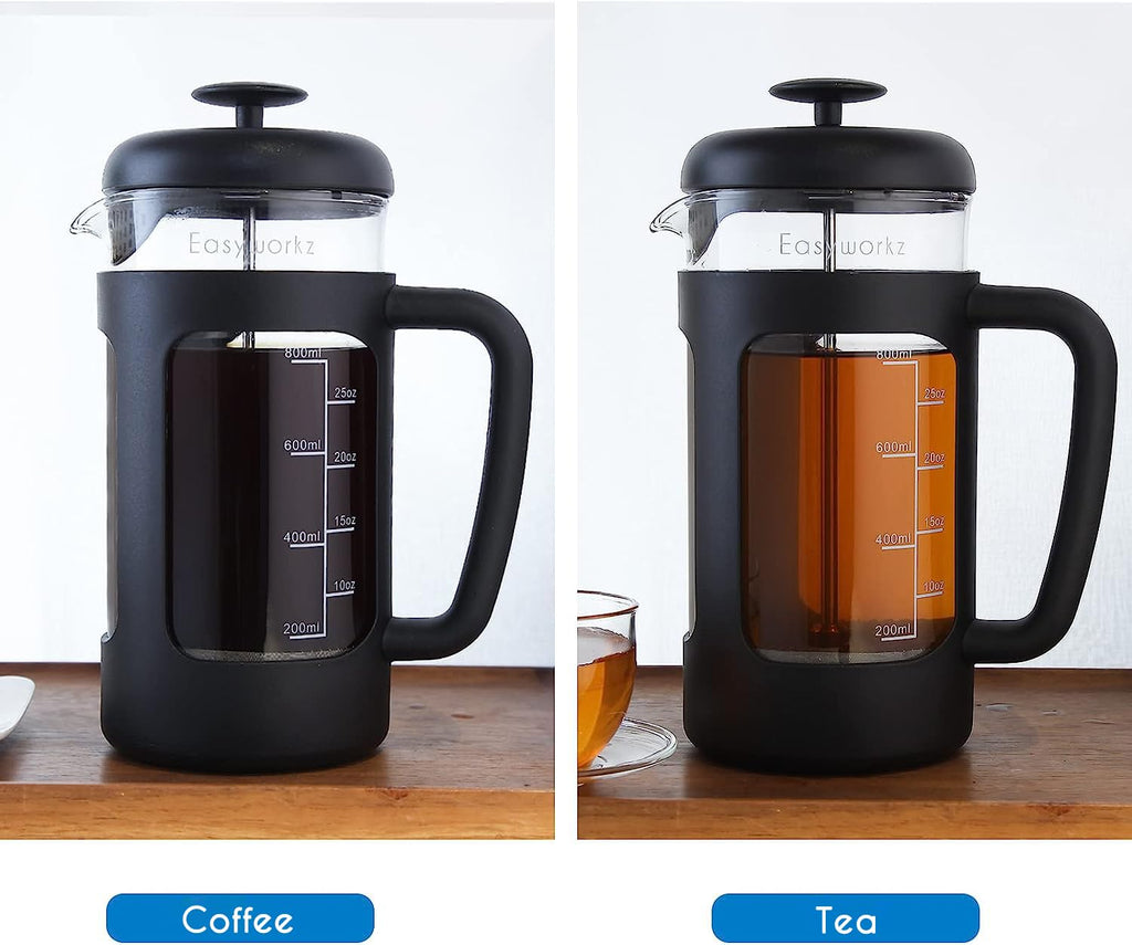 34 oz French Press Coffee Tea Maker with 10g Measuring Spoon M49102