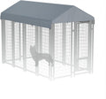Gray Dog Kennel Cover 10' x 5' C904072