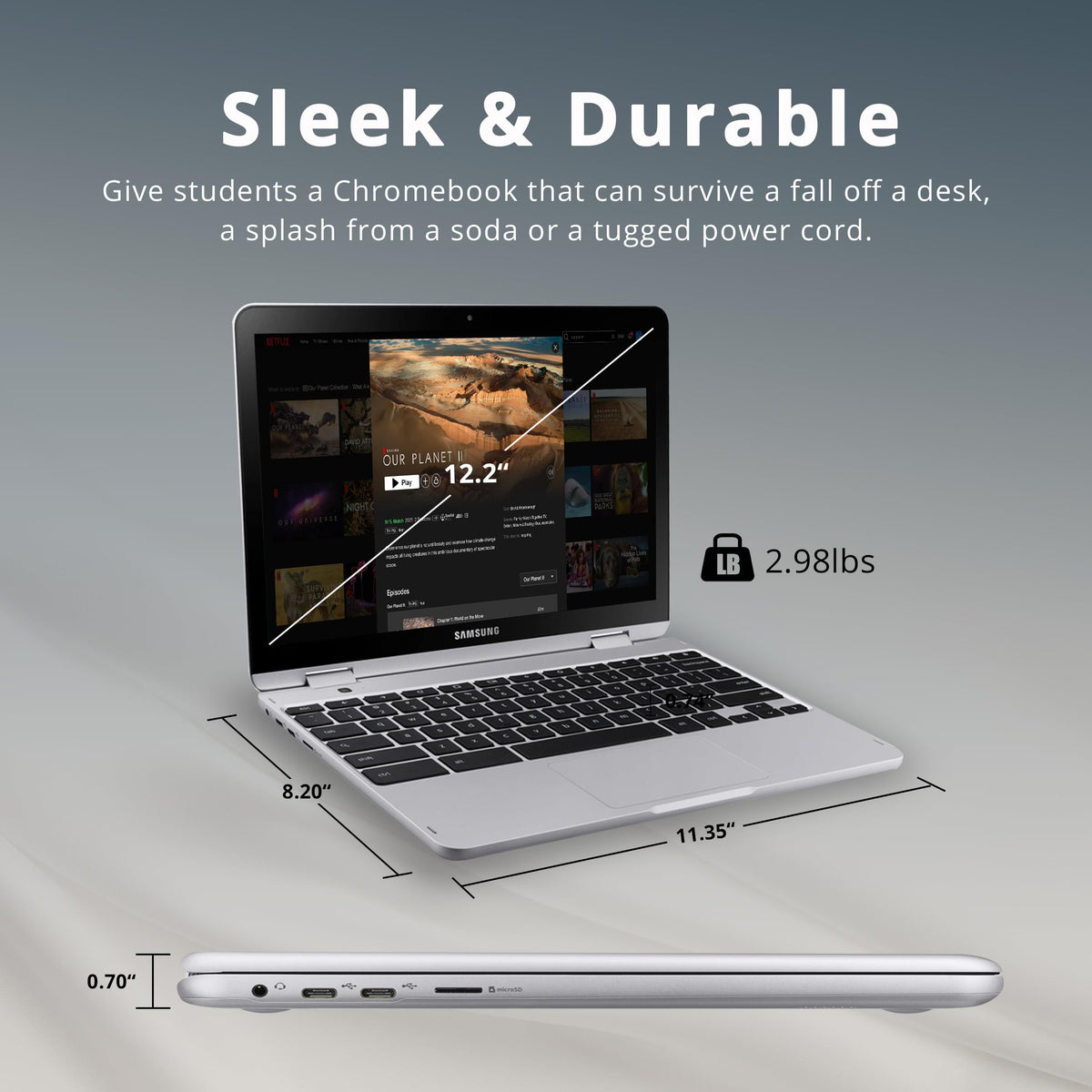 12.2" Touchscreen 2-in-1 Laptop T567