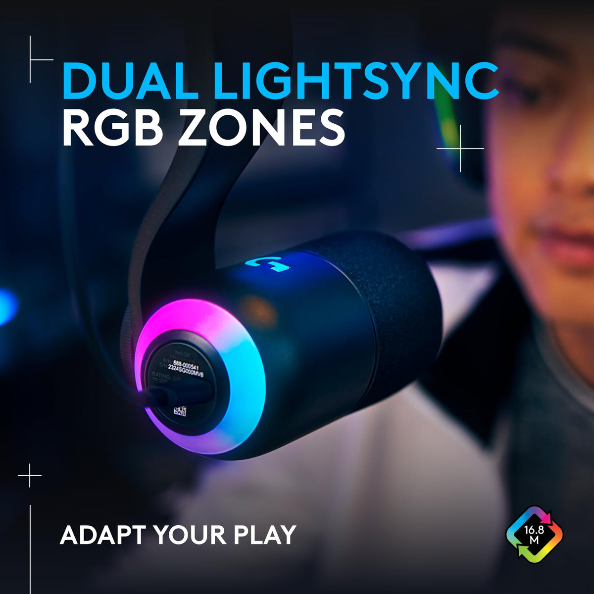 Black USB Dynamic Gaming Microphone K10893