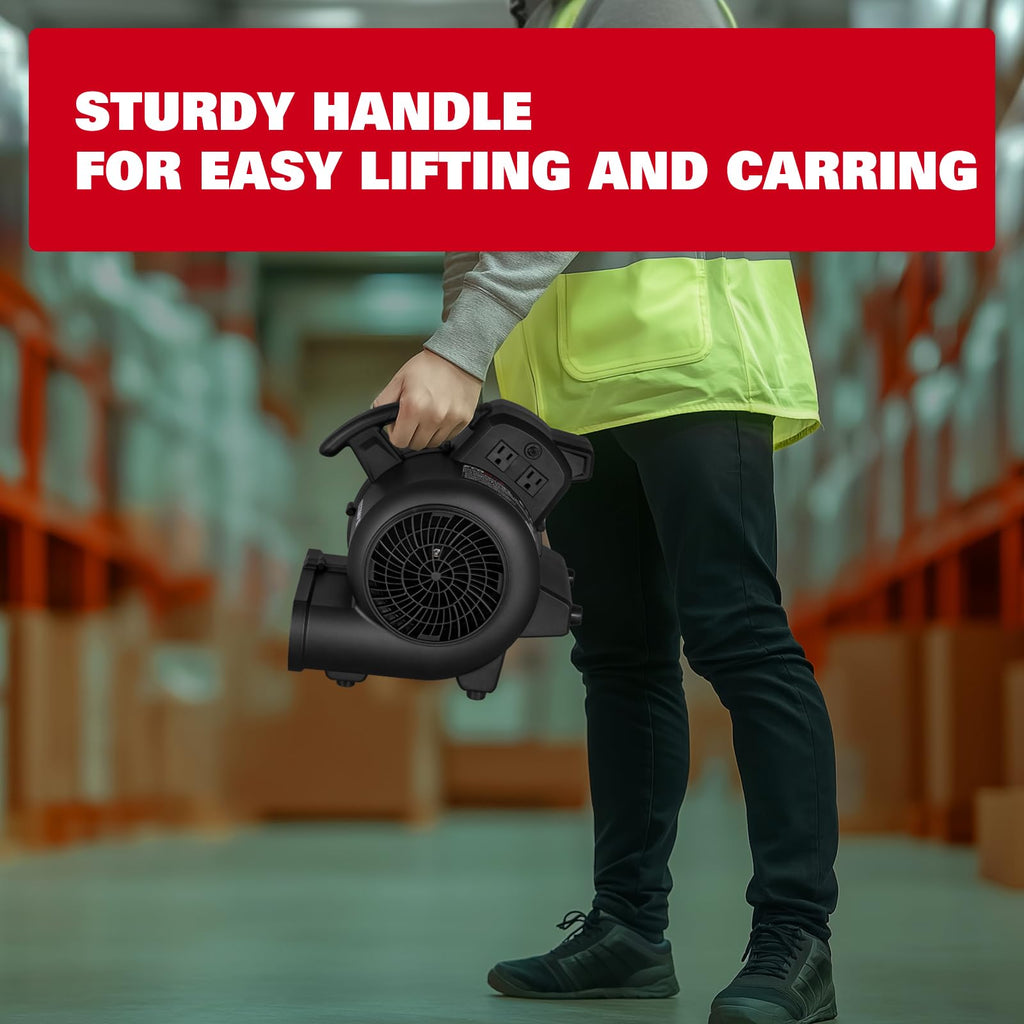 Air Mover Blower Fan 950 CFM with Timer R593