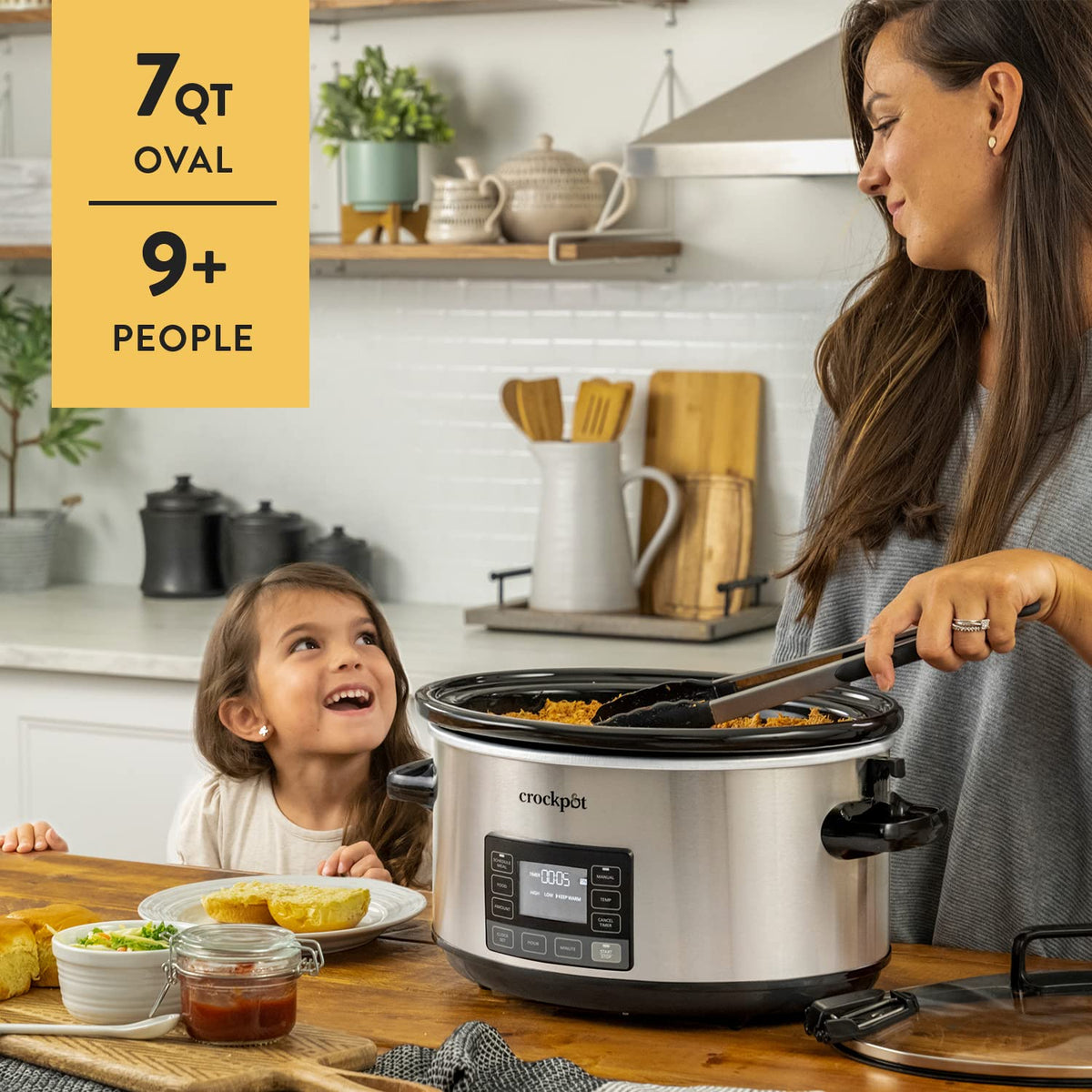 7-Quart Programmable Slow Cooker with Locking Lid A981647