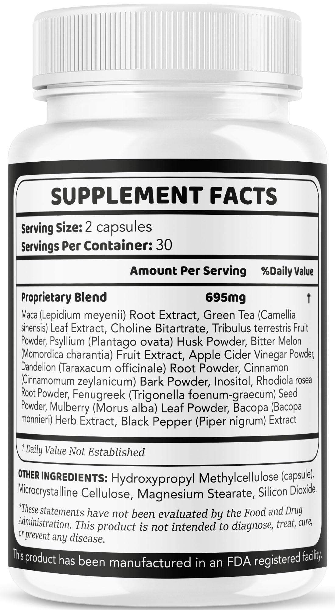 Natural Glycogen Supplement Capsules 180 Capsules H36615