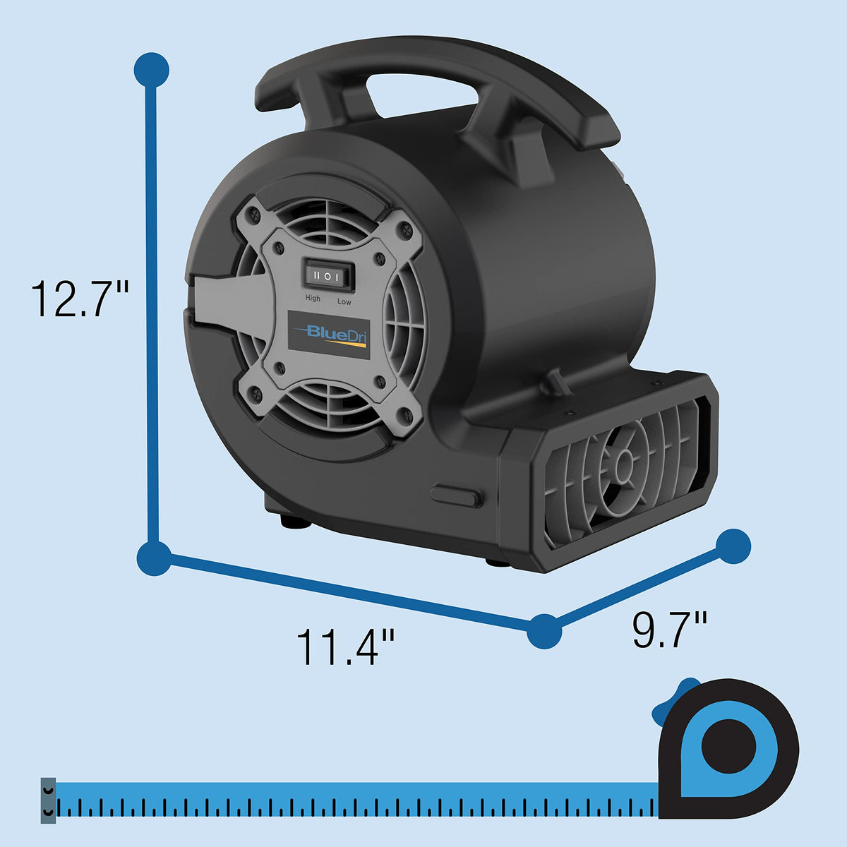 1/8 HP Portable Air Mover Utility Fan G938