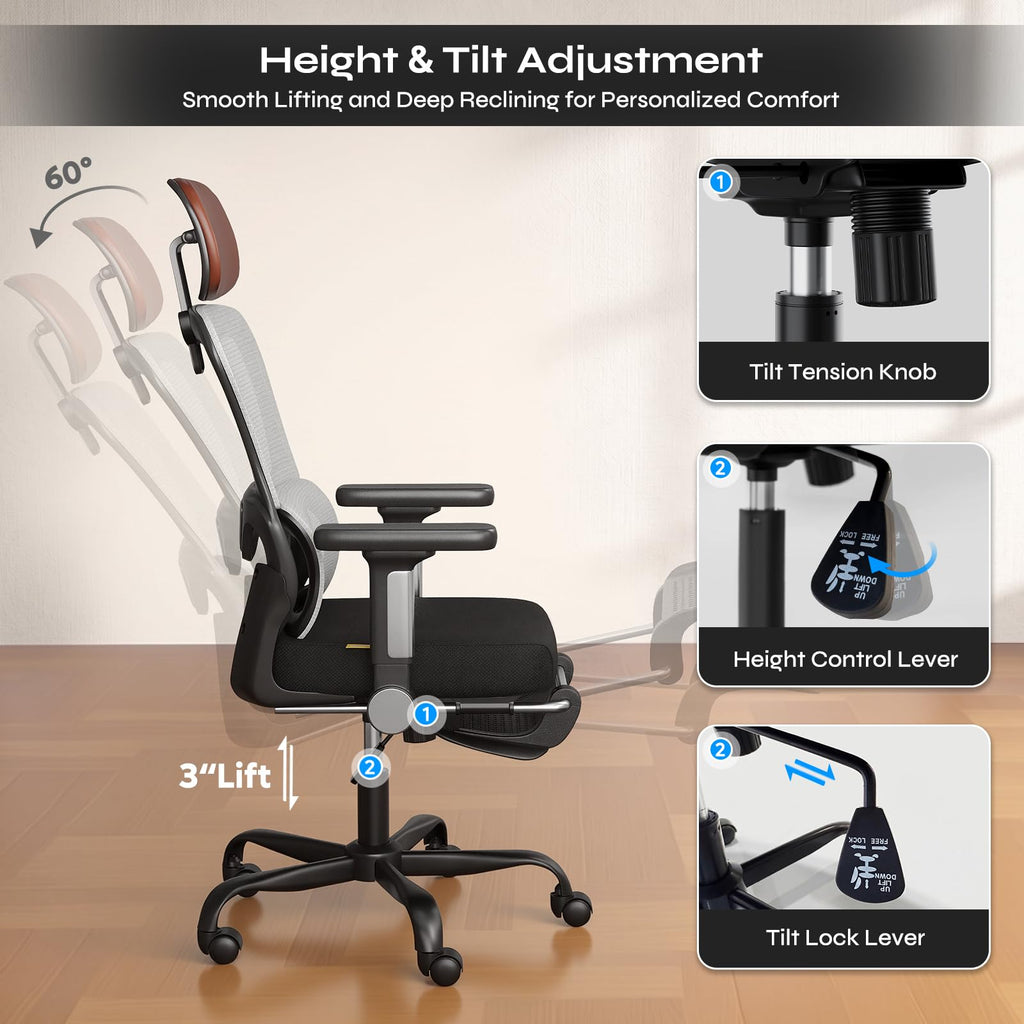 Ergonomic High Back Mesh Office Chair M43321