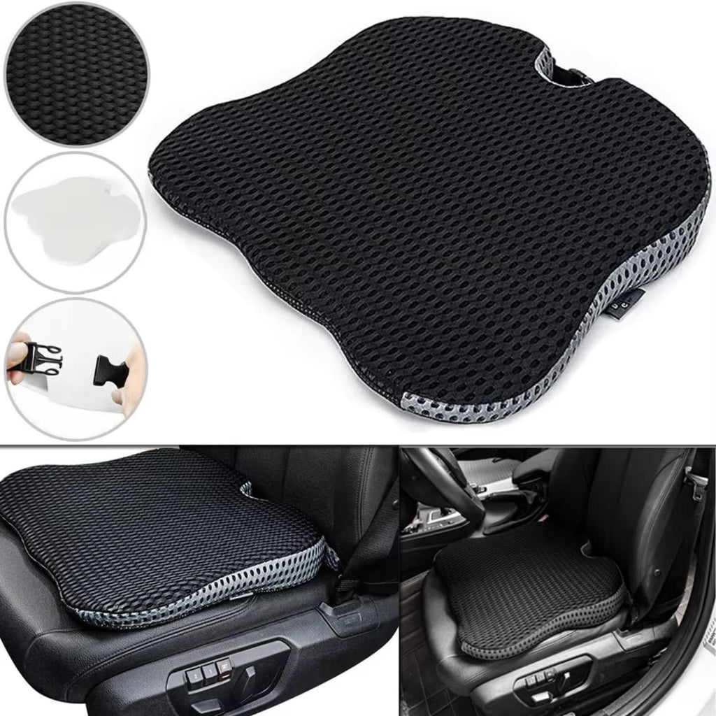 Black Memory Foam Car Seat Booster Cushion Y2720