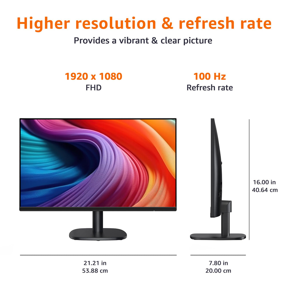 24 Inch FHD 1080P 100Hz Monitor with Speakers P21644
