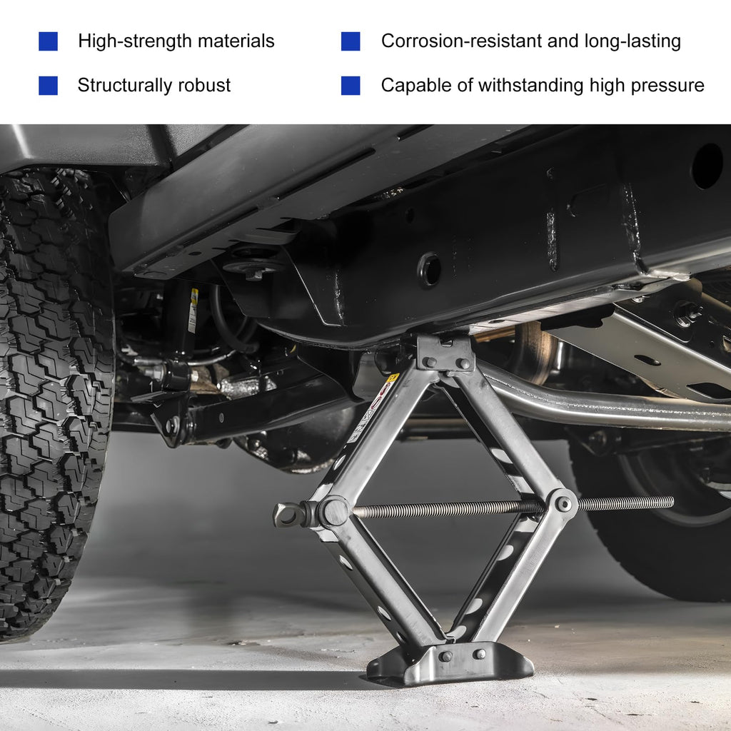 2 Ton Portable Scissor Jack with Lug Wrench G7278