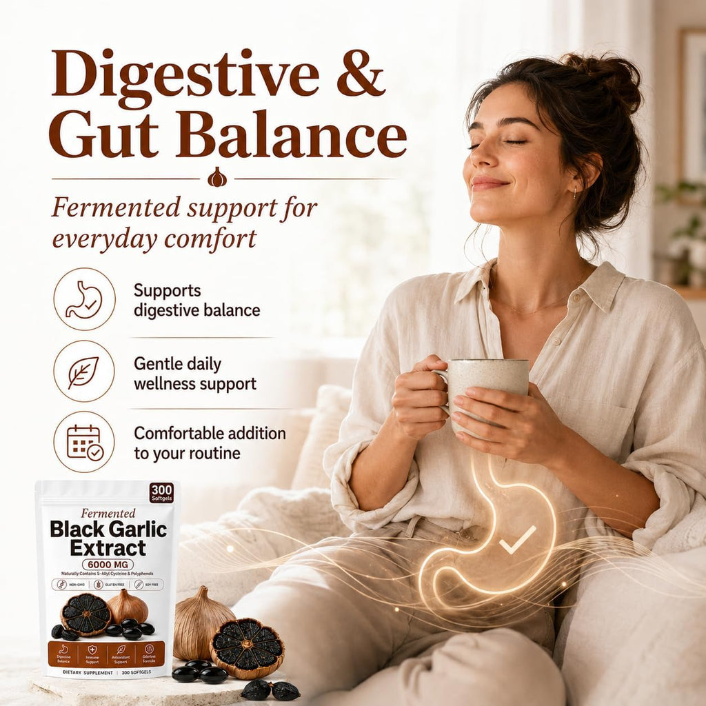 Black Garlic Extract Capsules 300 Softgels Z961589