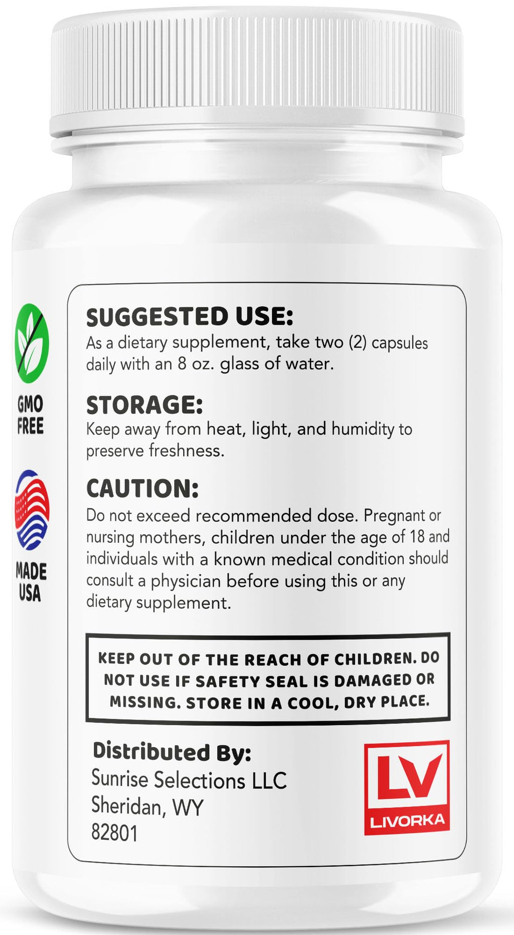 Natural Glycogen Supplement Capsules 180 Capsules H36615