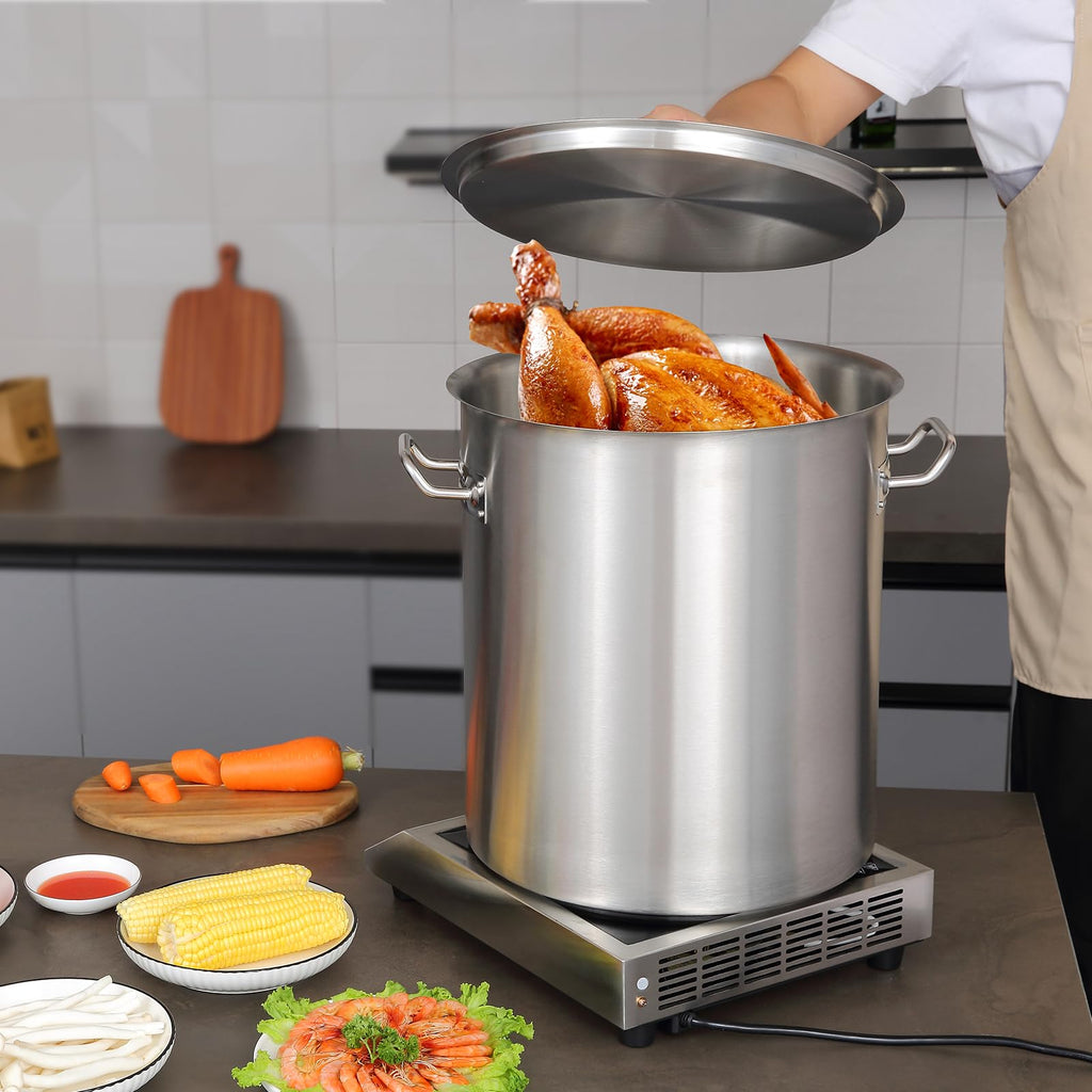 18/8 Stainless Steel 42QT Stockpot M745801