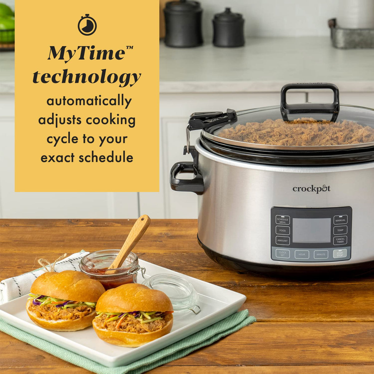 7-Quart Programmable Slow Cooker with Locking Lid A981647