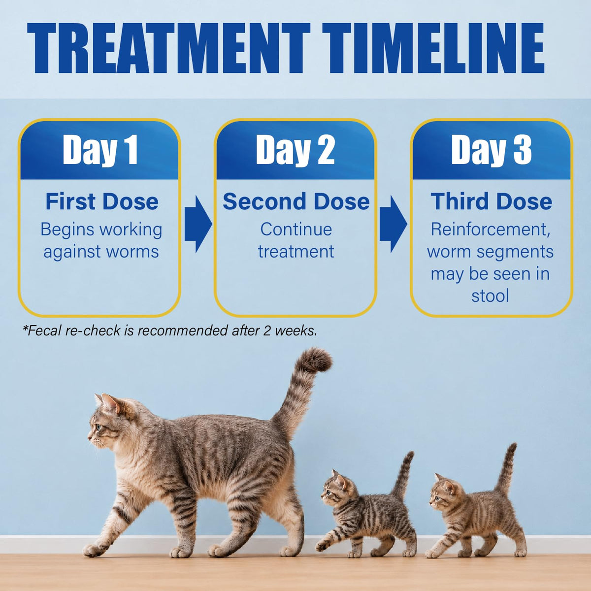 Cat Dewormer Liquid 100 mL with Oral Syringe D109