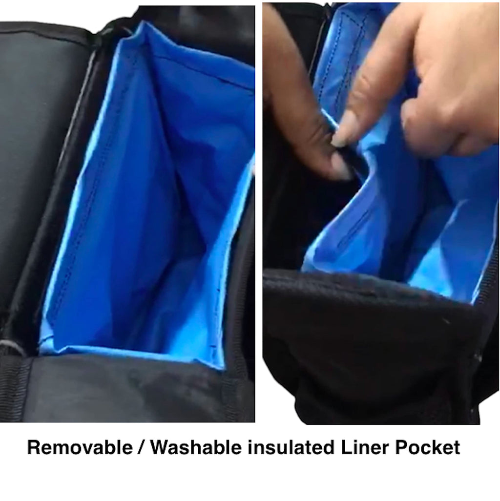 Nylon Insulated Horn Bag with Pockets W765623