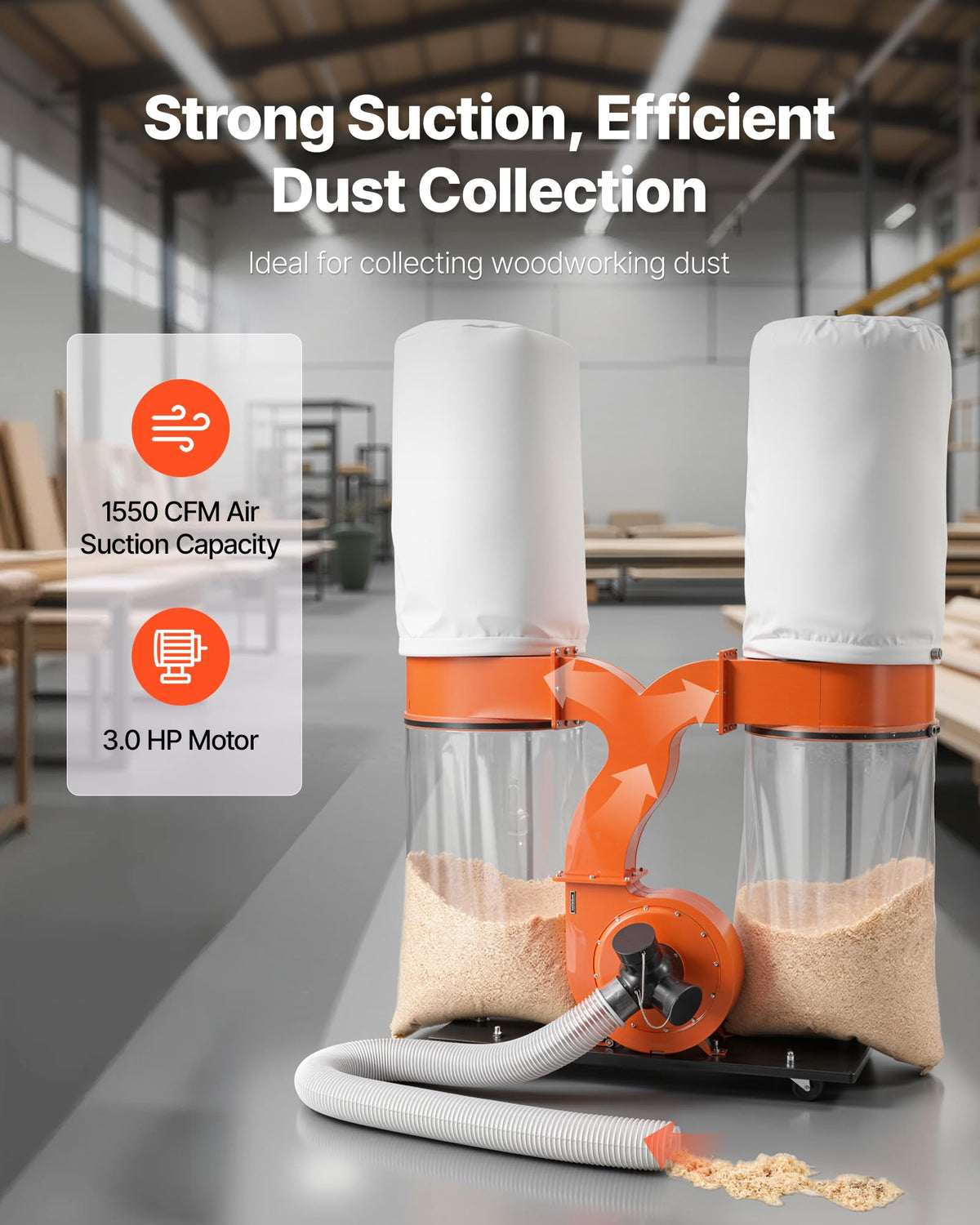 1550 CFM 2.5 Micron Dust Collector A451923