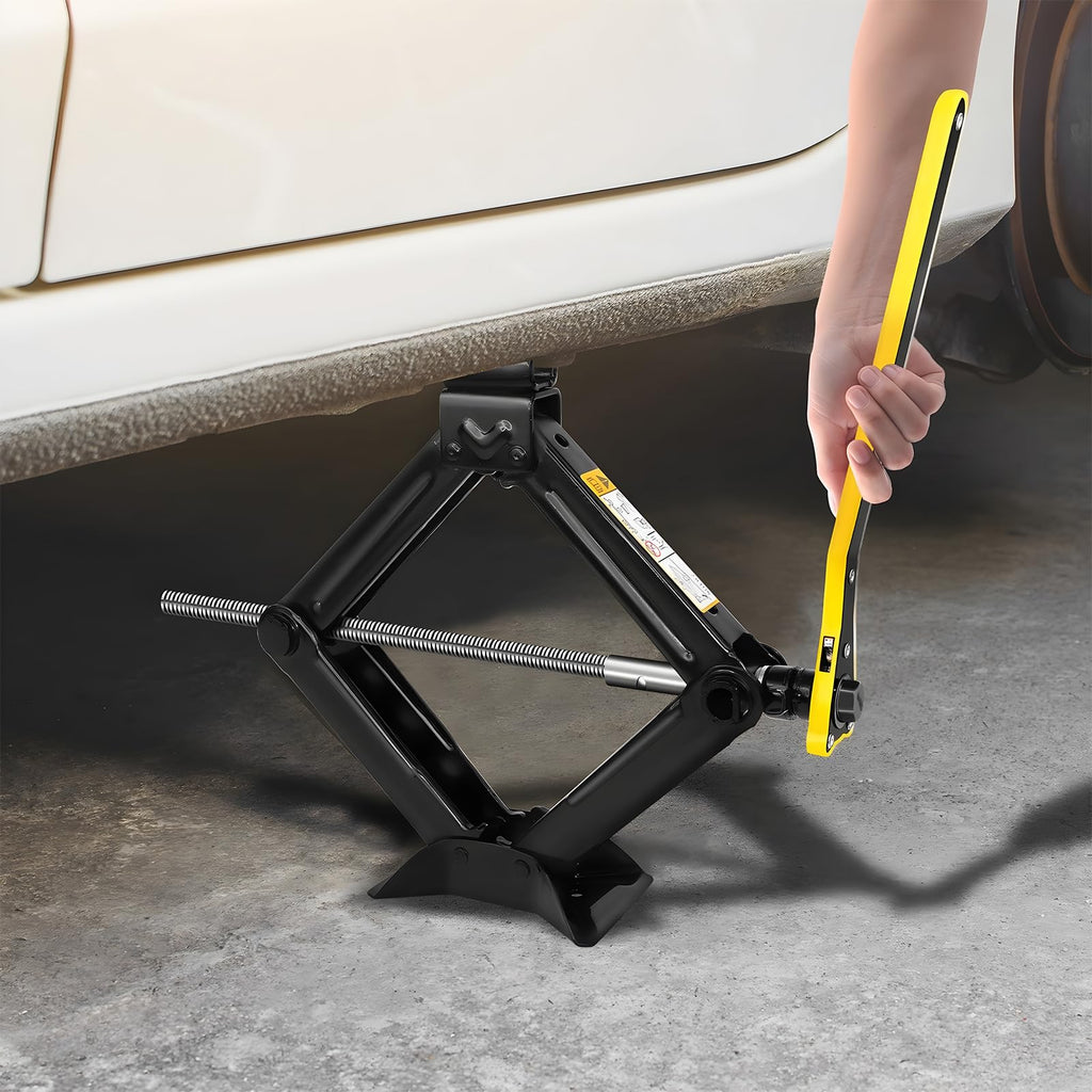 2 Ton Portable Scissor Jack with Lug Wrench G7278