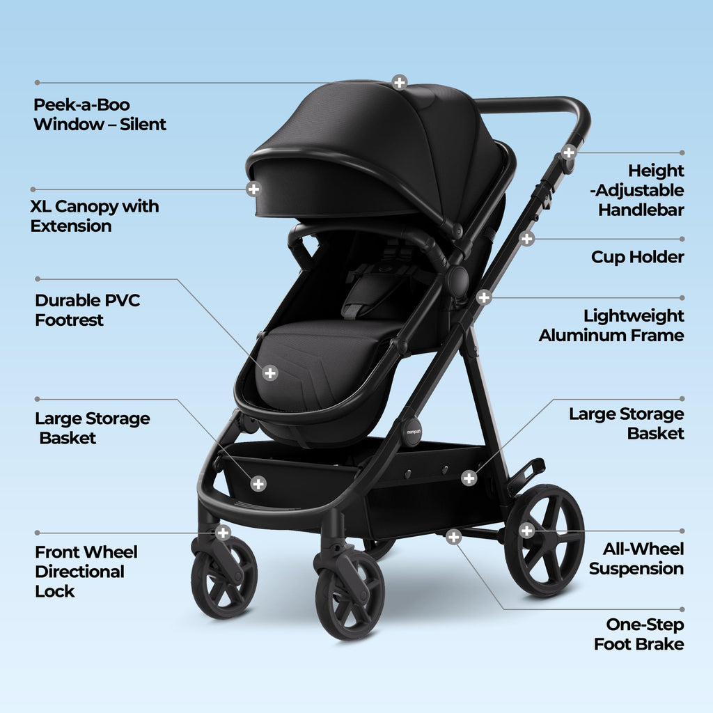 Baby Stroller with Car Seat Adapter K2802