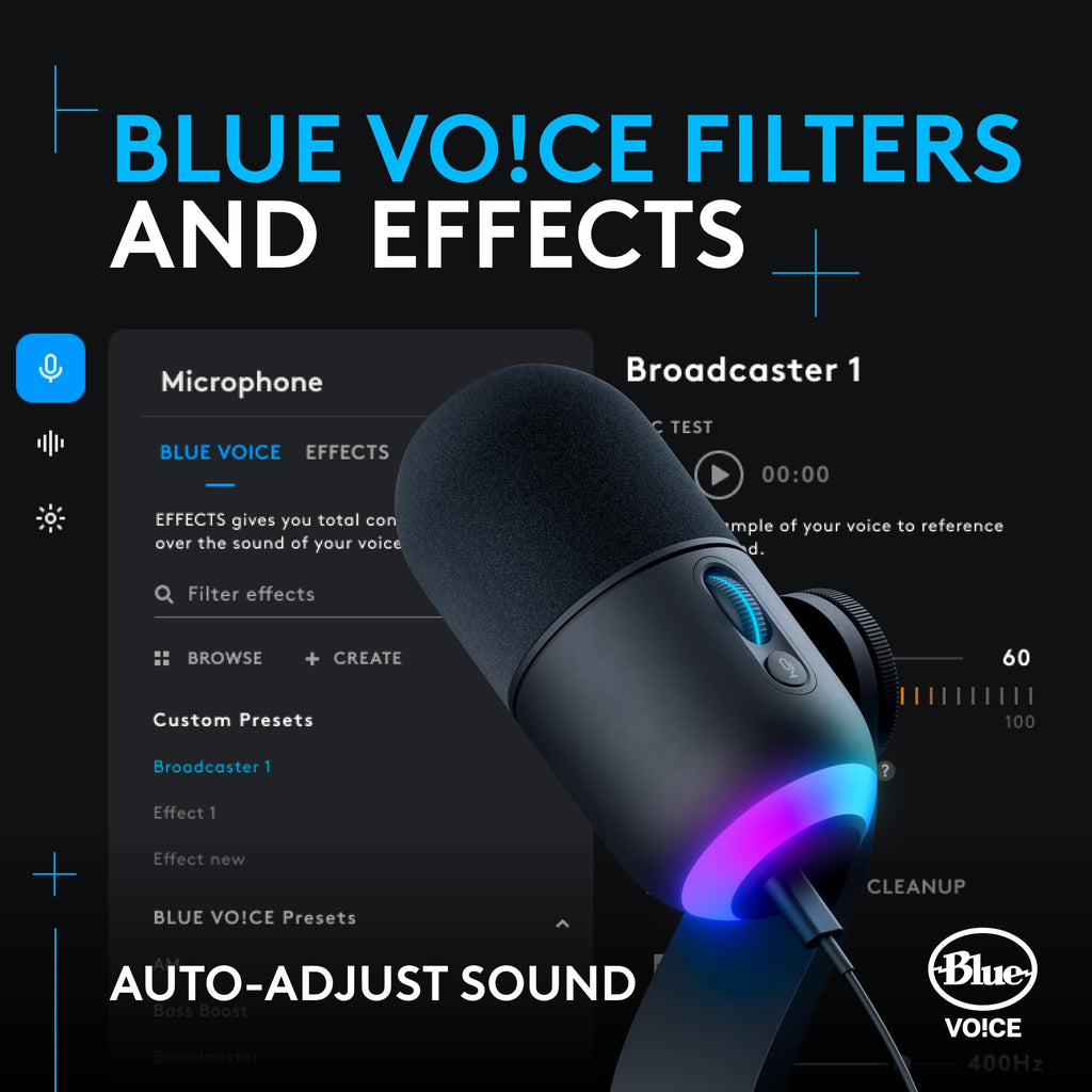 Black USB Dynamic Gaming Microphone K10893