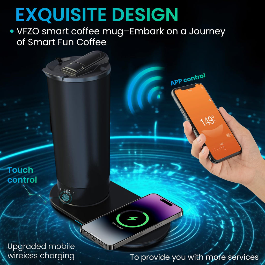20 Oz Temperature Control Heated Travel Mug J415400