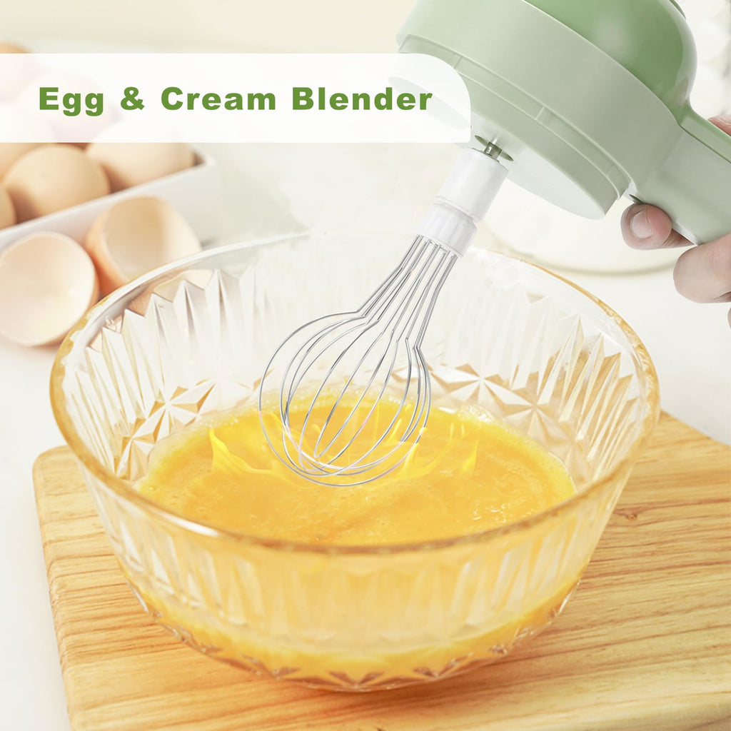 4 in 1 Portable Electric Vegetable Cutter Set E64748