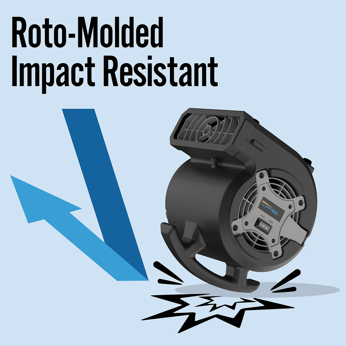 1/8 HP Portable Air Mover Utility Fan G938