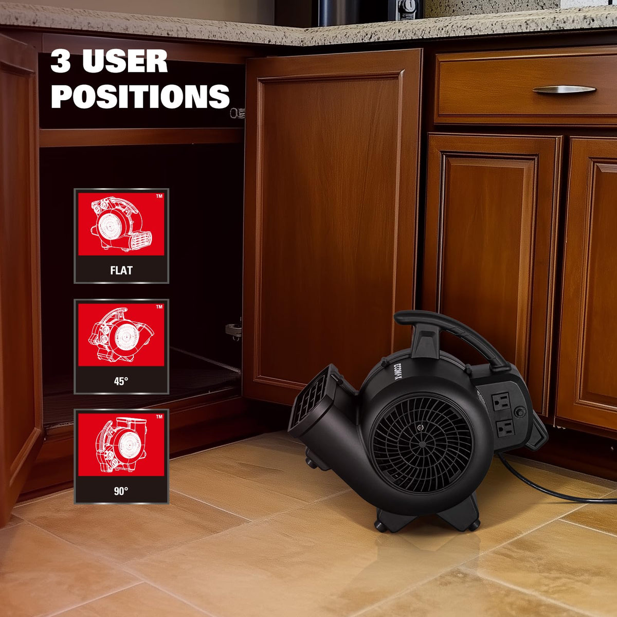 Air Mover Blower Fan 950 CFM with Timer R593