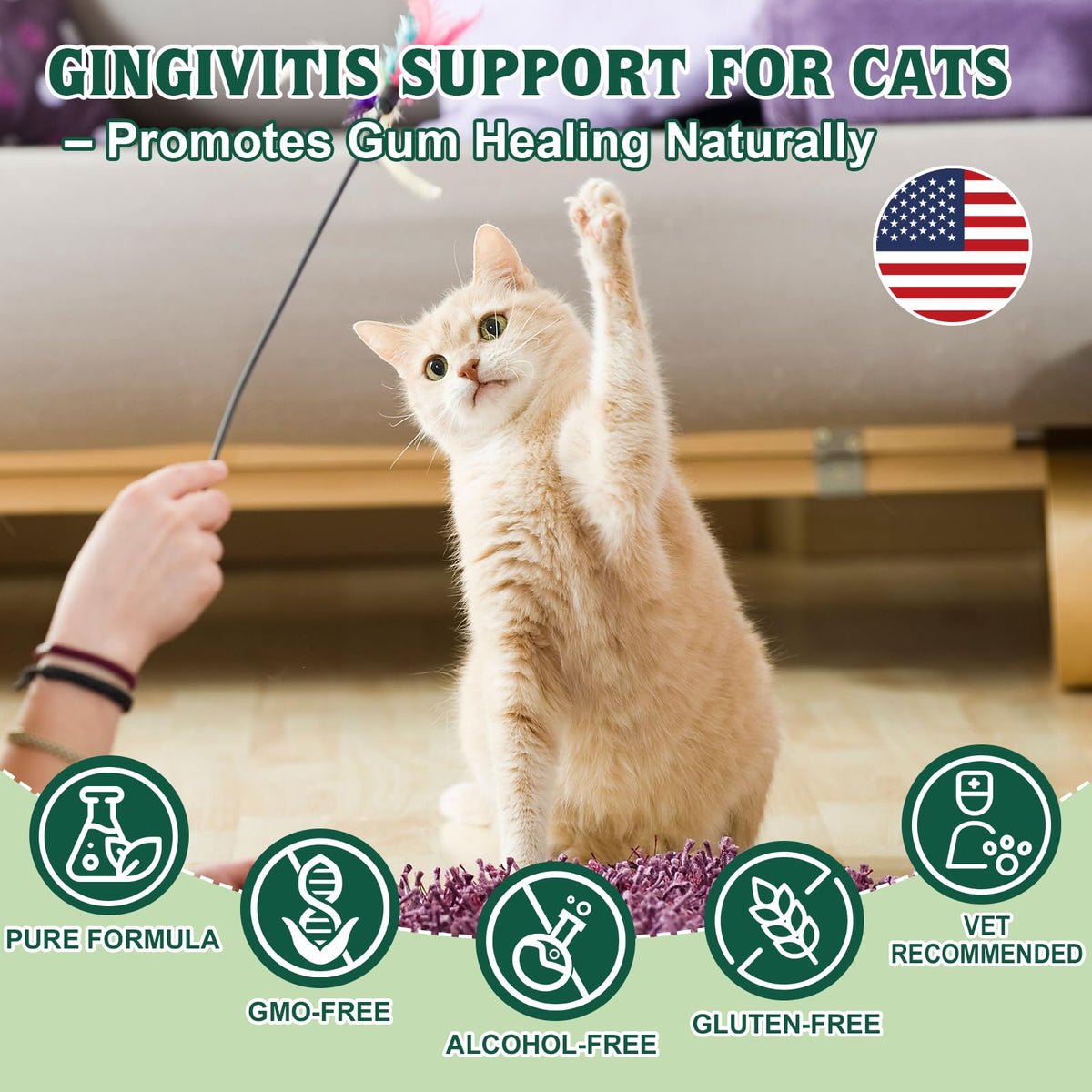 Natural Plant-Based Cat Oral Care 4 oz D31301