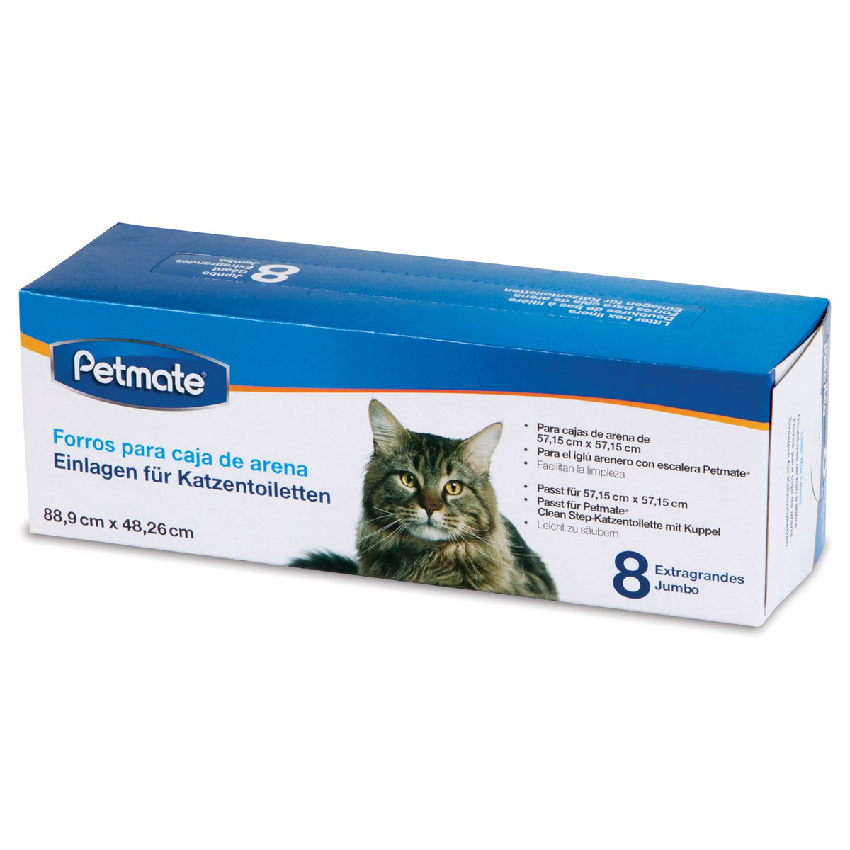 Jumbo 8-Count Litter Box Liners Q98501