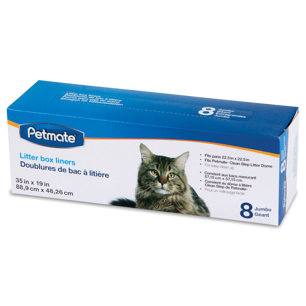 Jumbo 8-Count Litter Box Liners Q98501