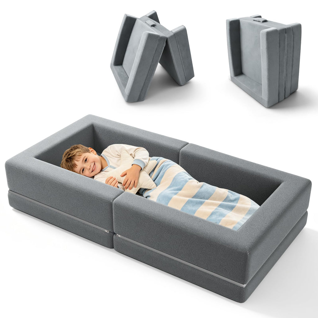 54" Portable Foldable Foam Toddler Bed C6861