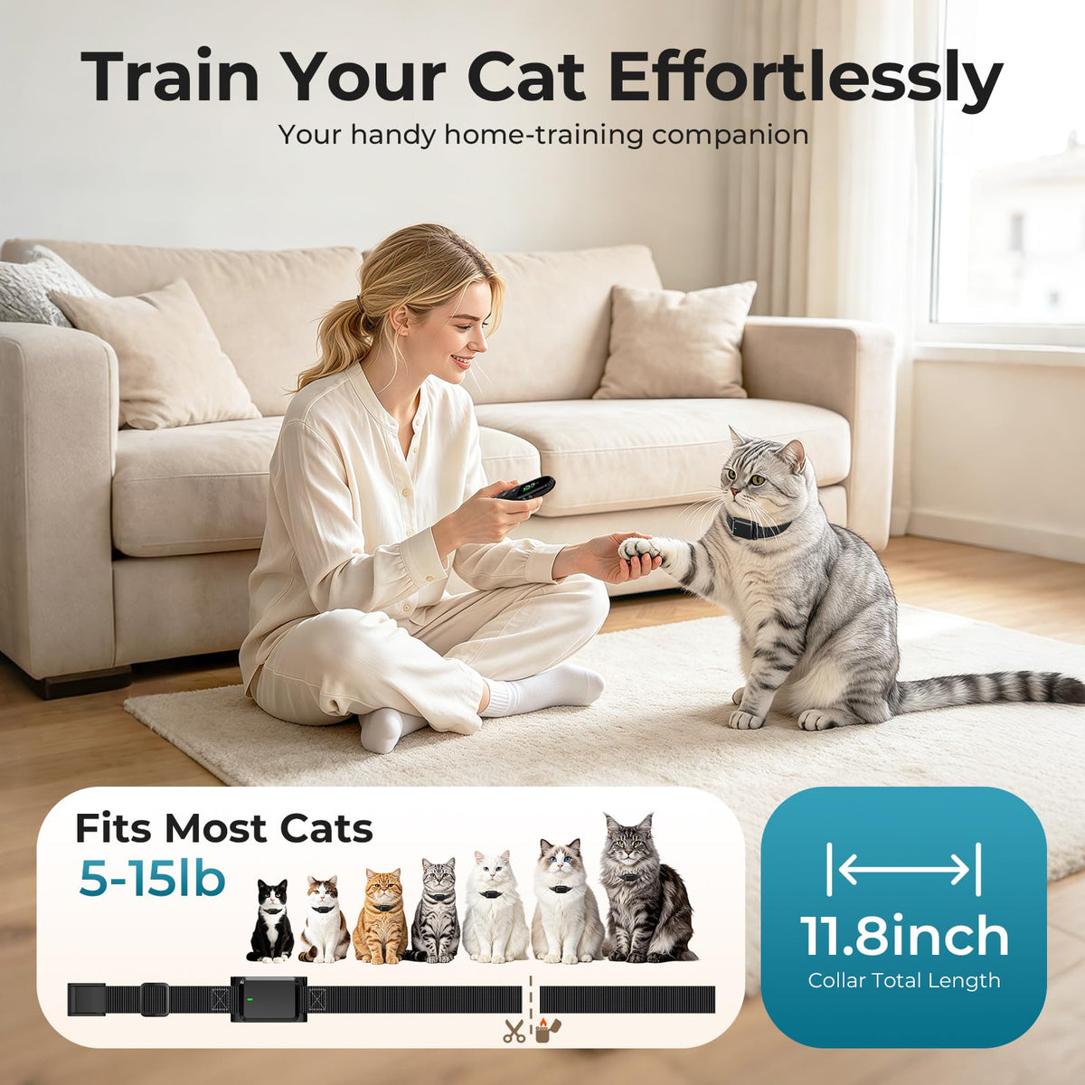 Cat Shock Collar with Remote D9089