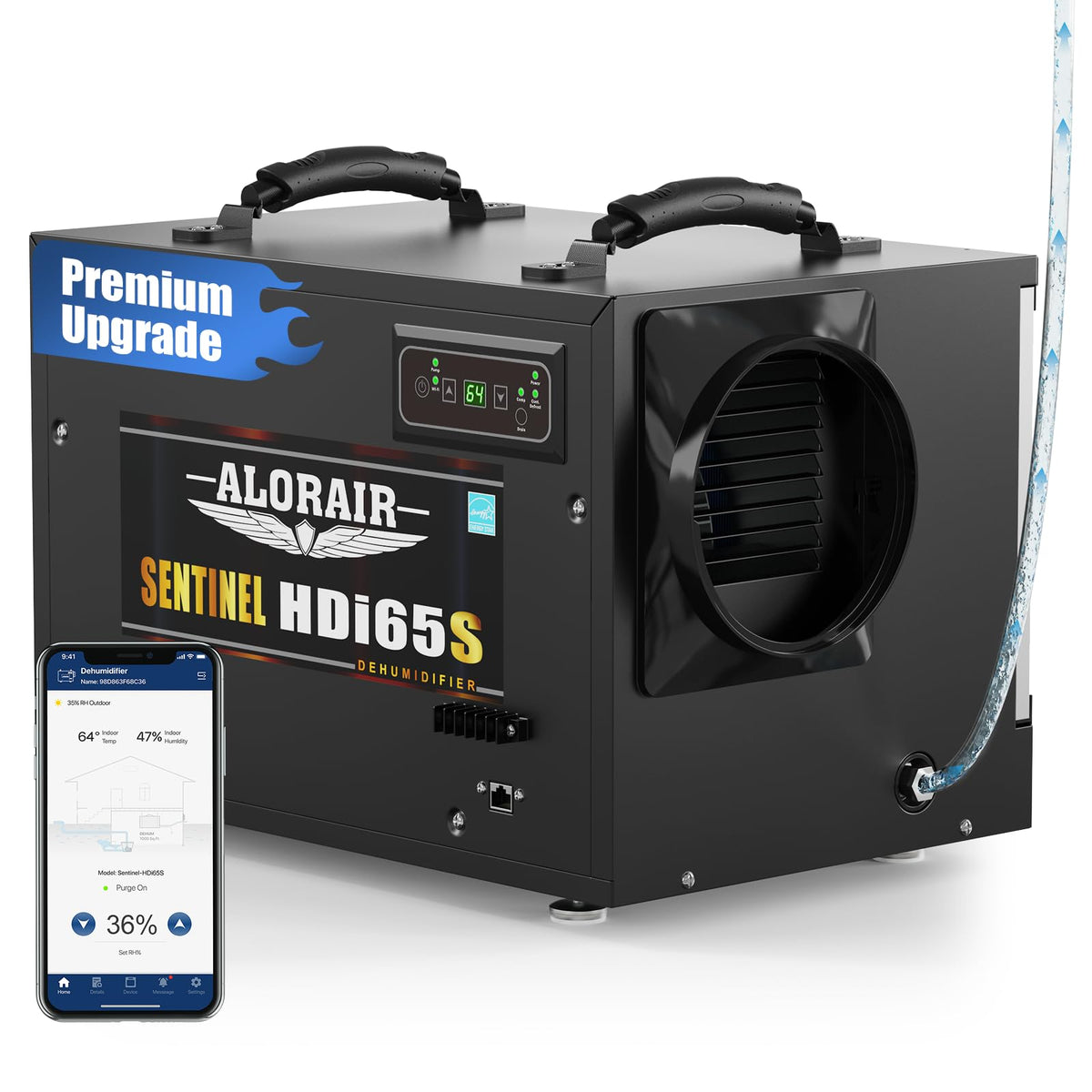 120 Pints Wi-Fi Dehumidifier with Pump E905