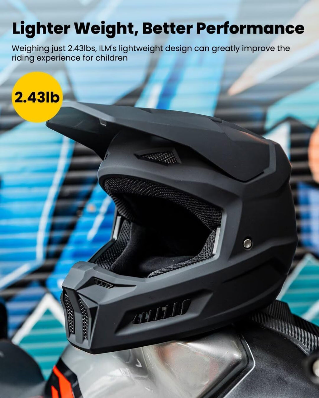 Kids Youth Full Face Dirt Bike Helmet O85232
