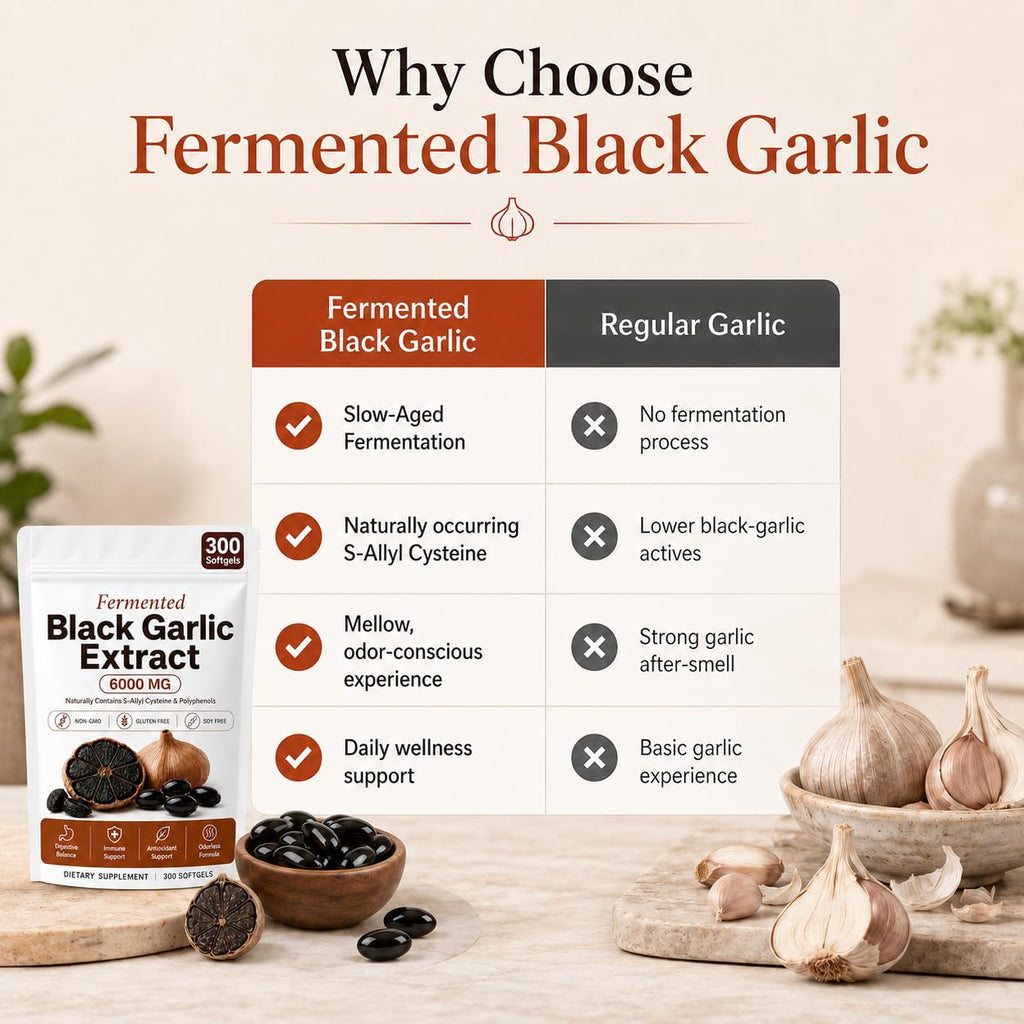 Black Garlic Extract Capsules 300 Softgels Z961589