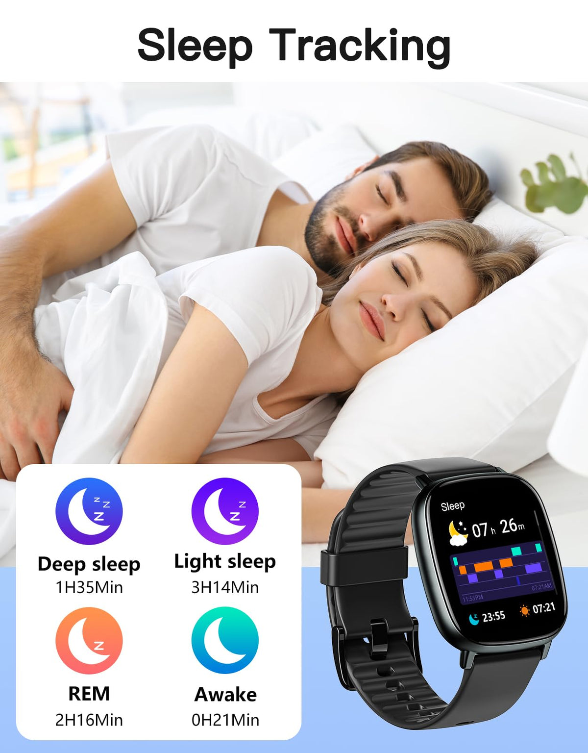 Smart Watch with GPS Black F559104