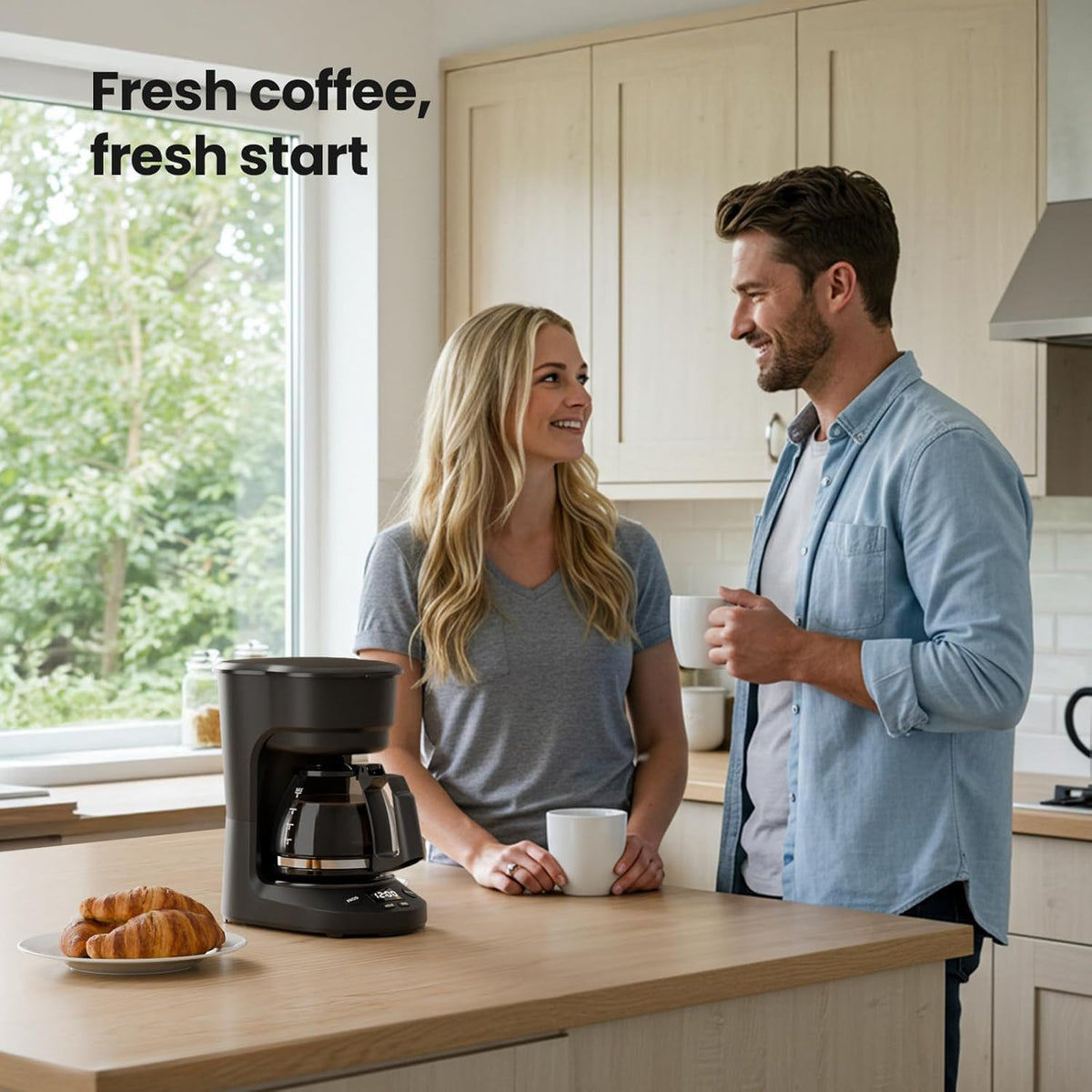 5 Cup Drip Coffee Maker with Timer K6411