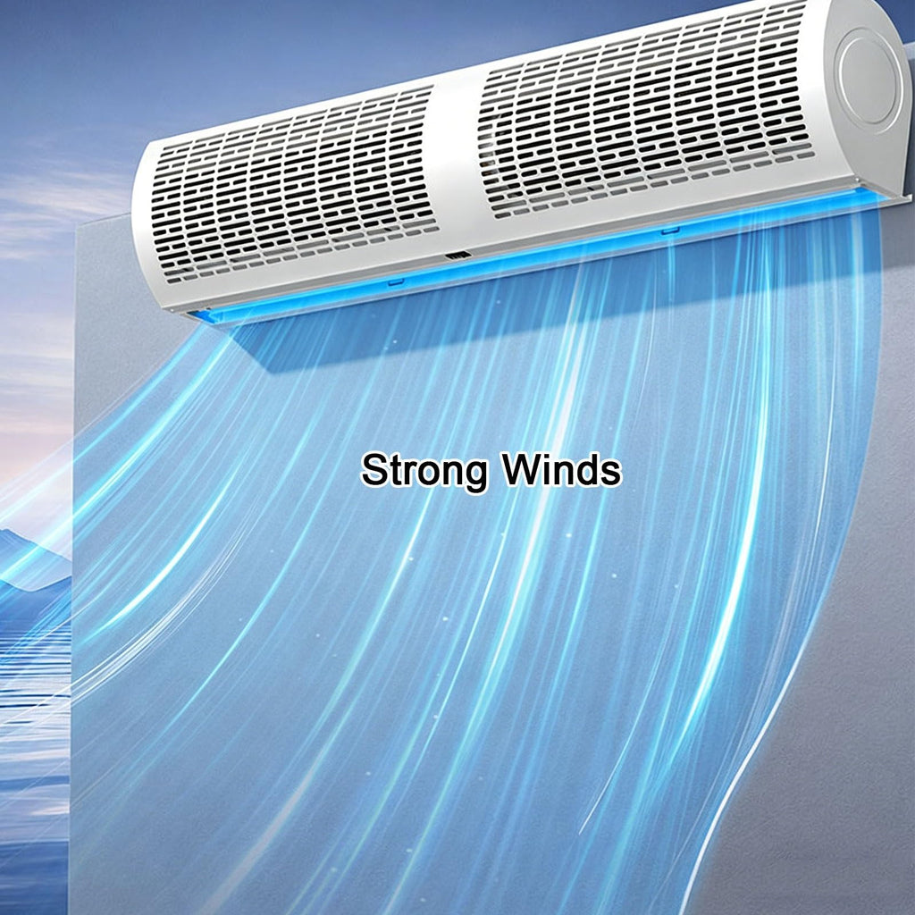 Wall Mounted Air Curtains Dual Speed Control 220V D64799