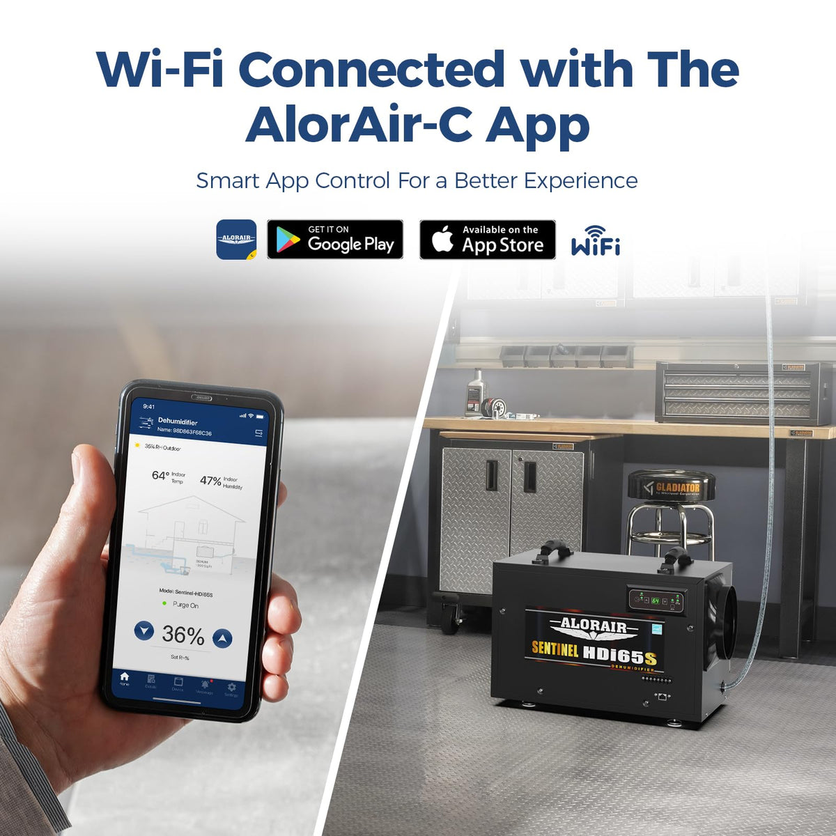 120 Pints Wi-Fi Dehumidifier with Pump E905